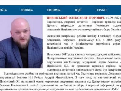 Брудне БЕБ: креатура Андрія Рубеля, Олександр Цивінський, “чистить” інфопростір від негативу
